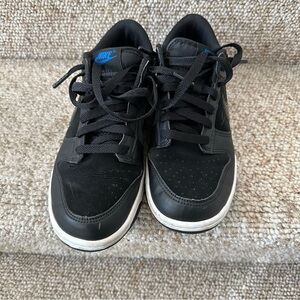 Nike Dunk Low SE Black Croc GS Size 7Y W8.5 M7 – Black/White – FV7472-001 – EUC